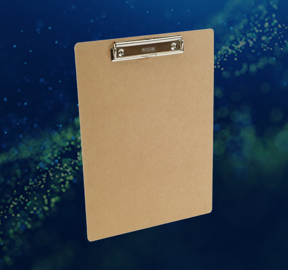 Eco friendly recyclable A4 clipboard