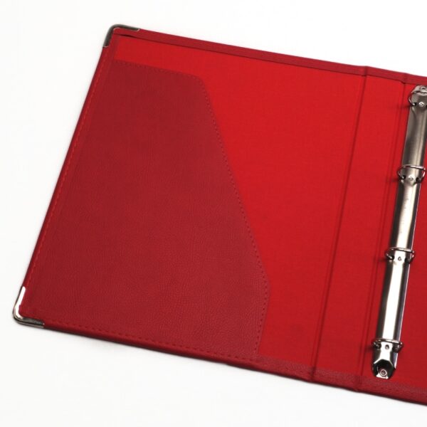 Faux Leather Premium Ring Binder Turned & Stitched Stationery