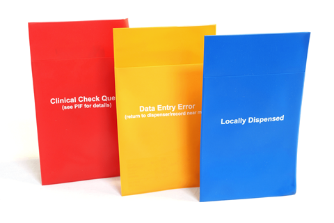 Dispensing Printed PVC Wallets Pharmacy