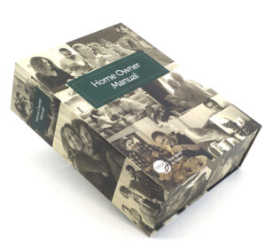 Homeowner Welcome Pack paper over board document box high resolution litho print for branding