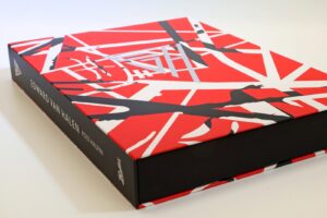 Foil blocking over full-colour print on a custom clam shell box